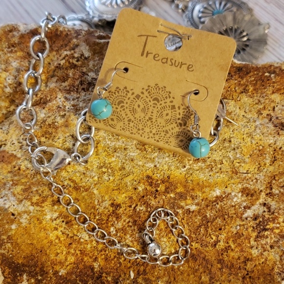 Silver Concho Necklace - Picture 4 of 4